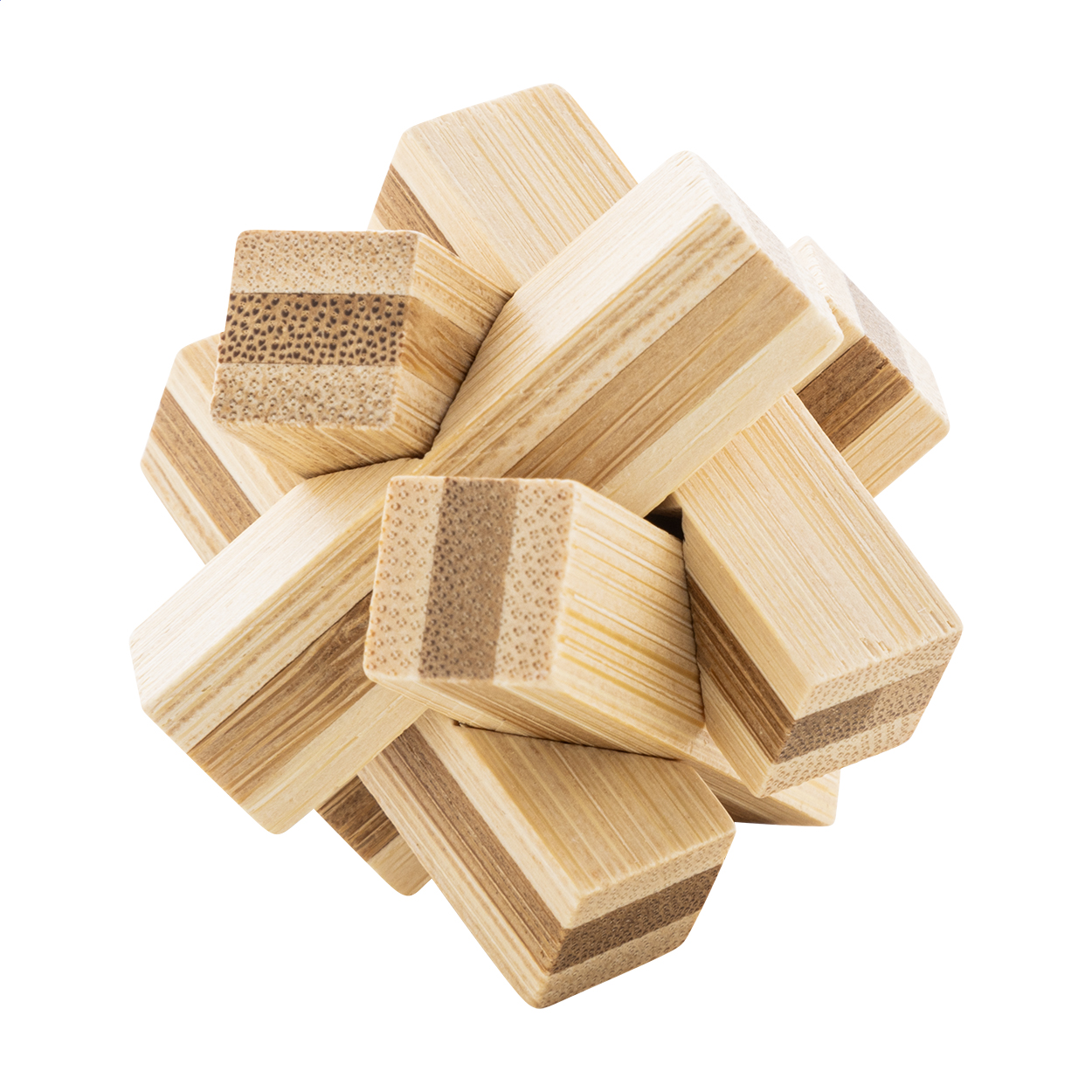 Casse-tête magique Crossboo personnalisé en bambou en boîte kraft imprimé avec logo