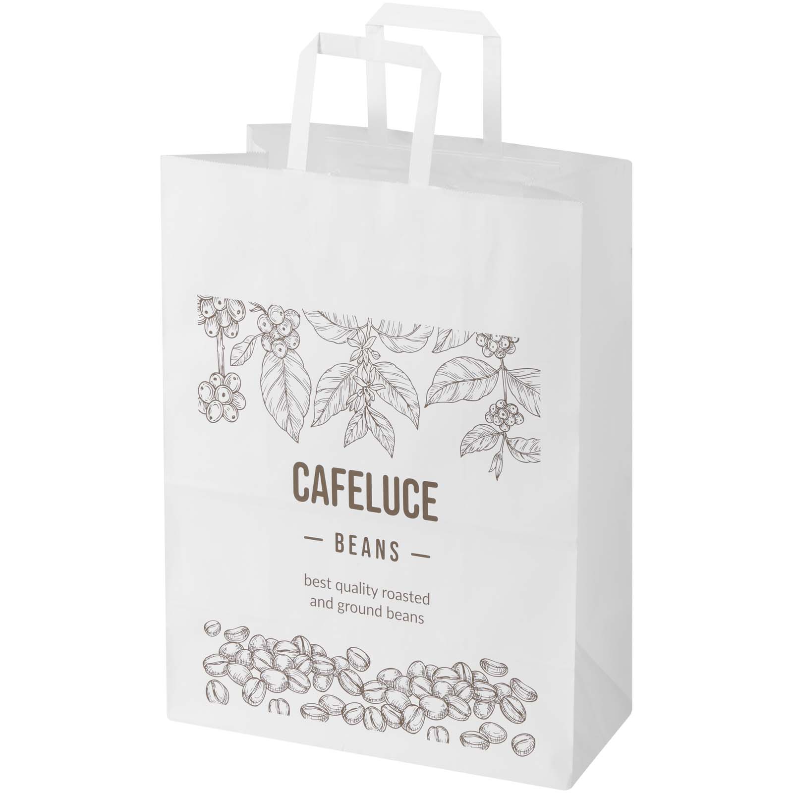 Sac en papier éco-chic kraft - Mietesheim imprimé avec logo