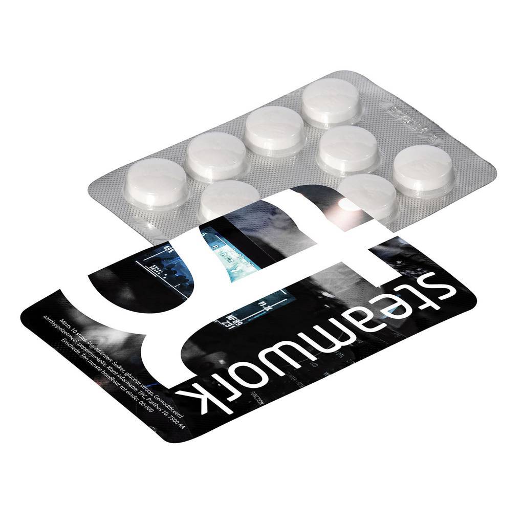Blister de 10 menthes imprimées - Izier