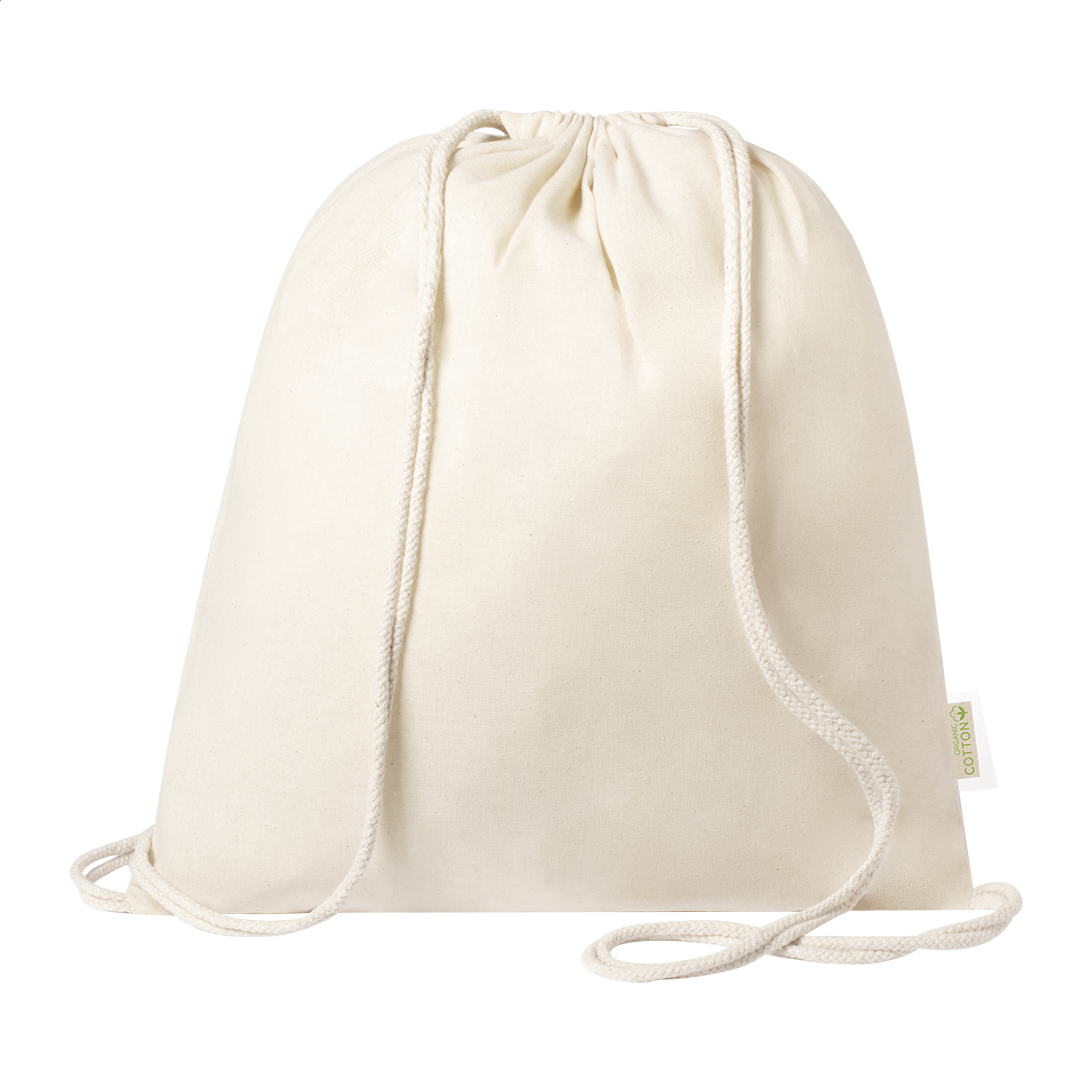 Sac à dos cordelettes Darbik personnalisé en coton bio