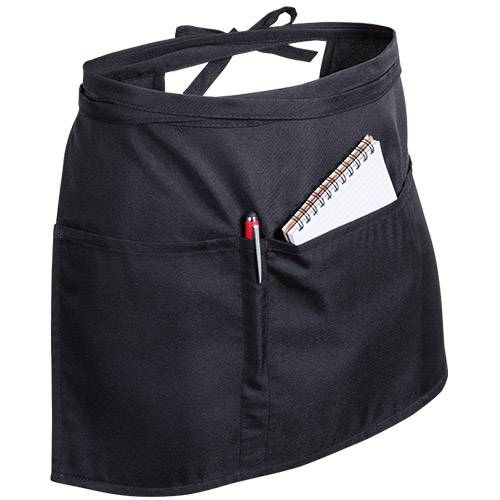 Tablier serveur personnalisé en polyester 54x30cm - Ebre