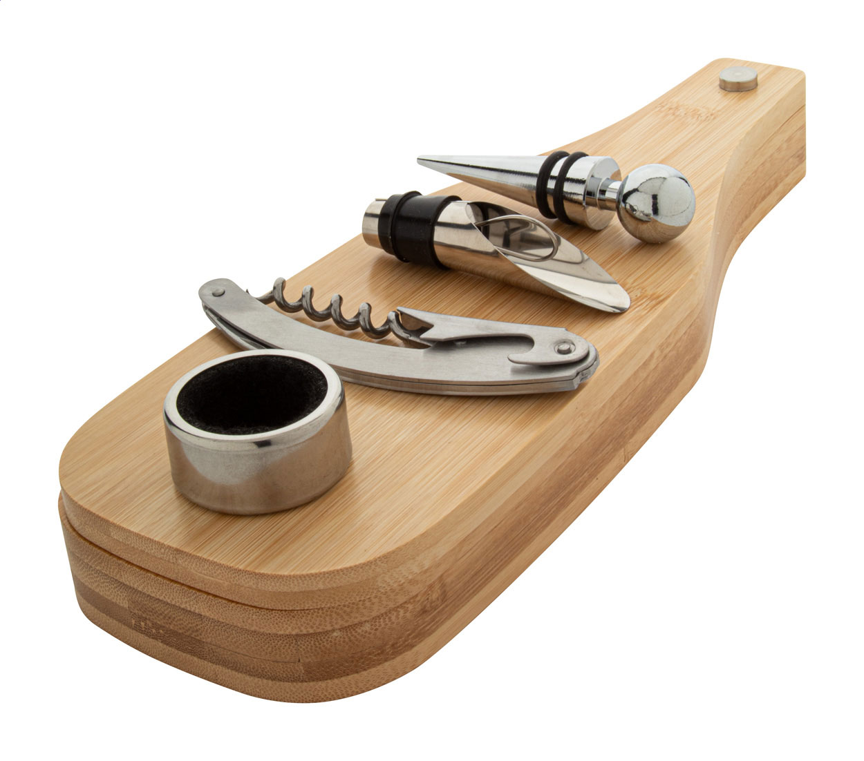 Set de vin Élégance en bambou - Garancières-en-Drouais