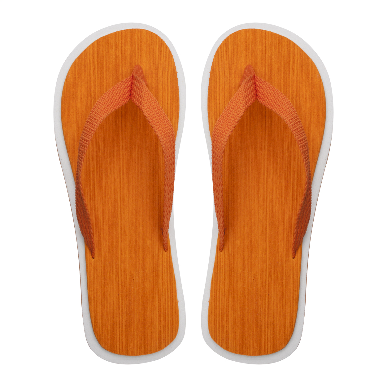 Tongs de plage unisexes Malibu personnalisées en polyester et EVA imprimé avec logo
