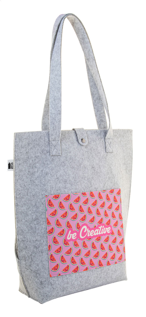 Sac Convertible en Feutre RPET Personnalisé - Charols imprimé avec logo