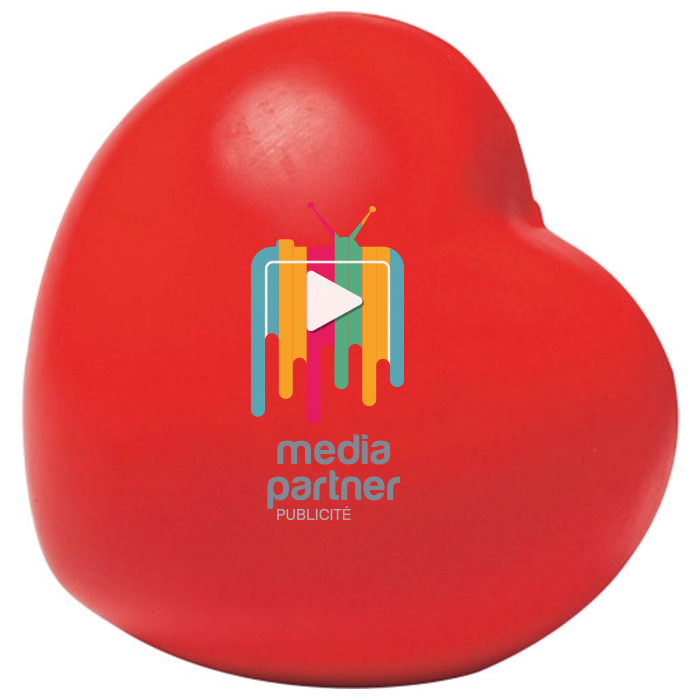 Cœur anti-stress en mousse PU - Saint-Ouen-sur-Seine