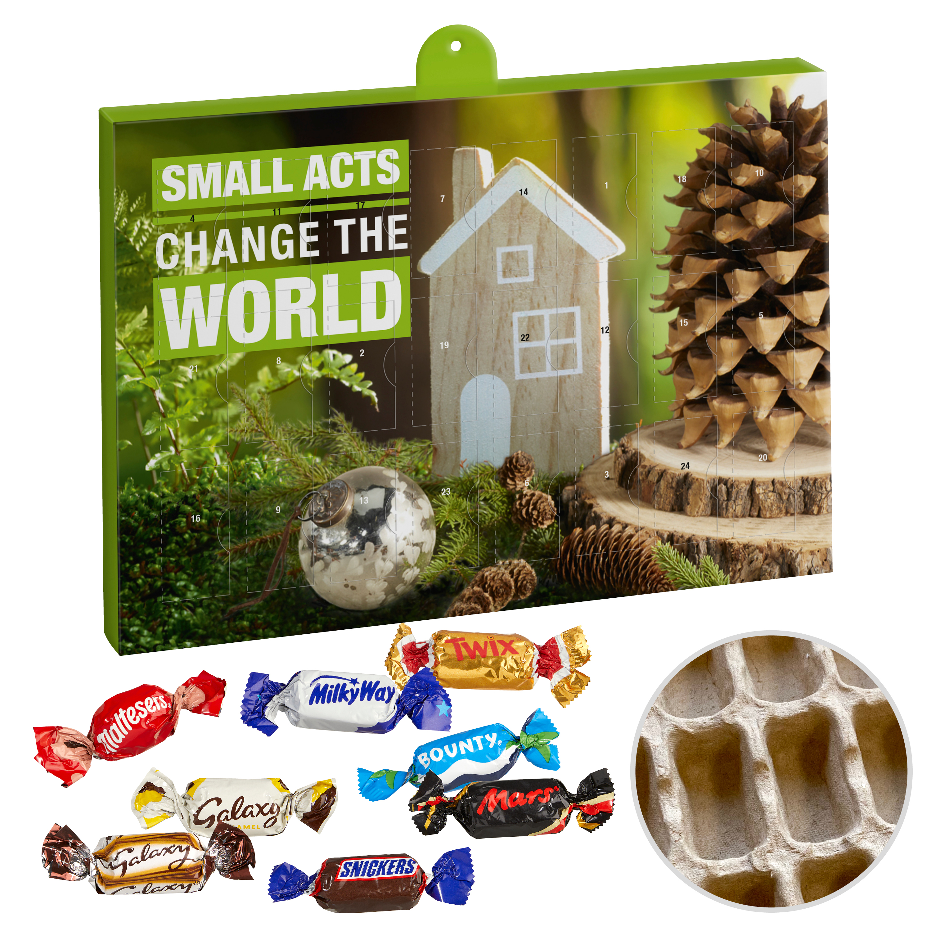 Calendrier de l'Avent Chocolaté - Eguisheim imprimé avec logo