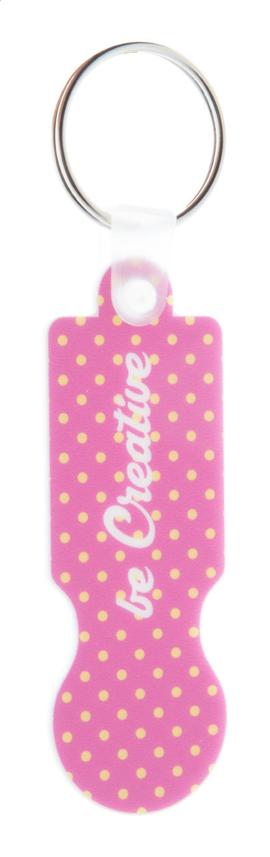 Porte-clés Jeton Chariot Coloré - Conques-sur-Orbiel