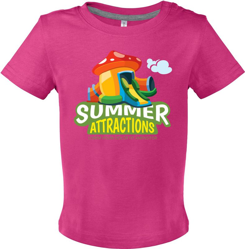 T Shirt Bebe Personnalise Col Rond Mixte 180 G M Adele