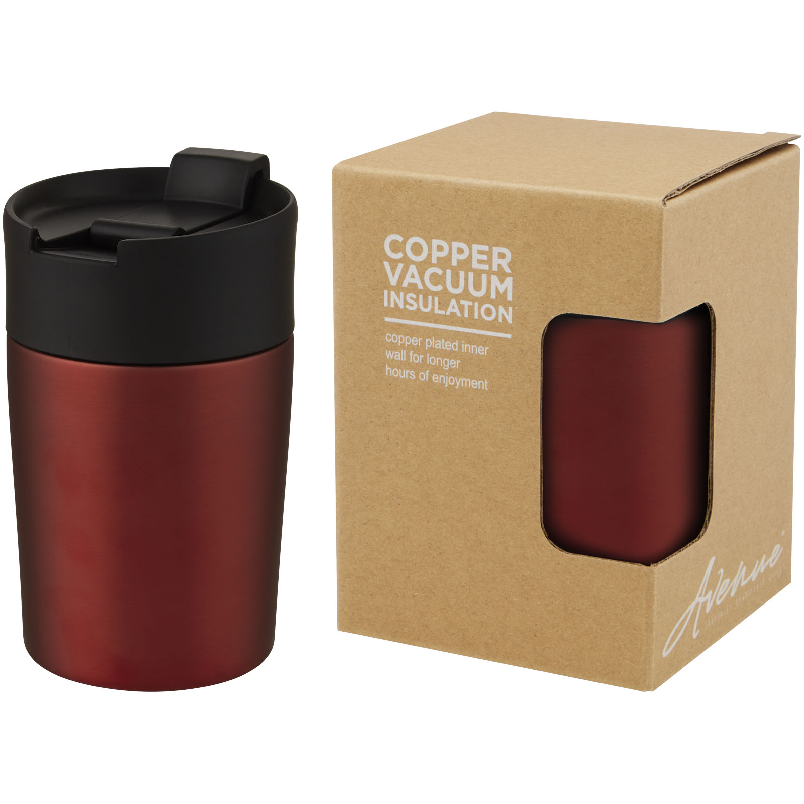 Gobelet avec isolation par le vide et couche de cuivre 180 ml