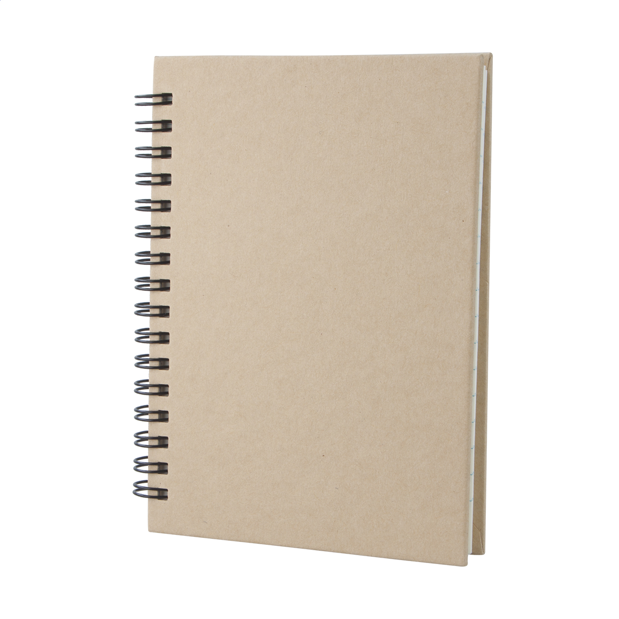 Carnet à spirale A6 Cedrus personnalisé en papier recyclé, 80 pages