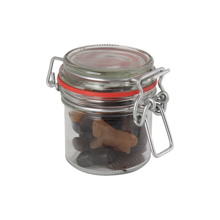 Petit pot Weck avec sucreries et étiquette colorée - Placy - Zaprinta France