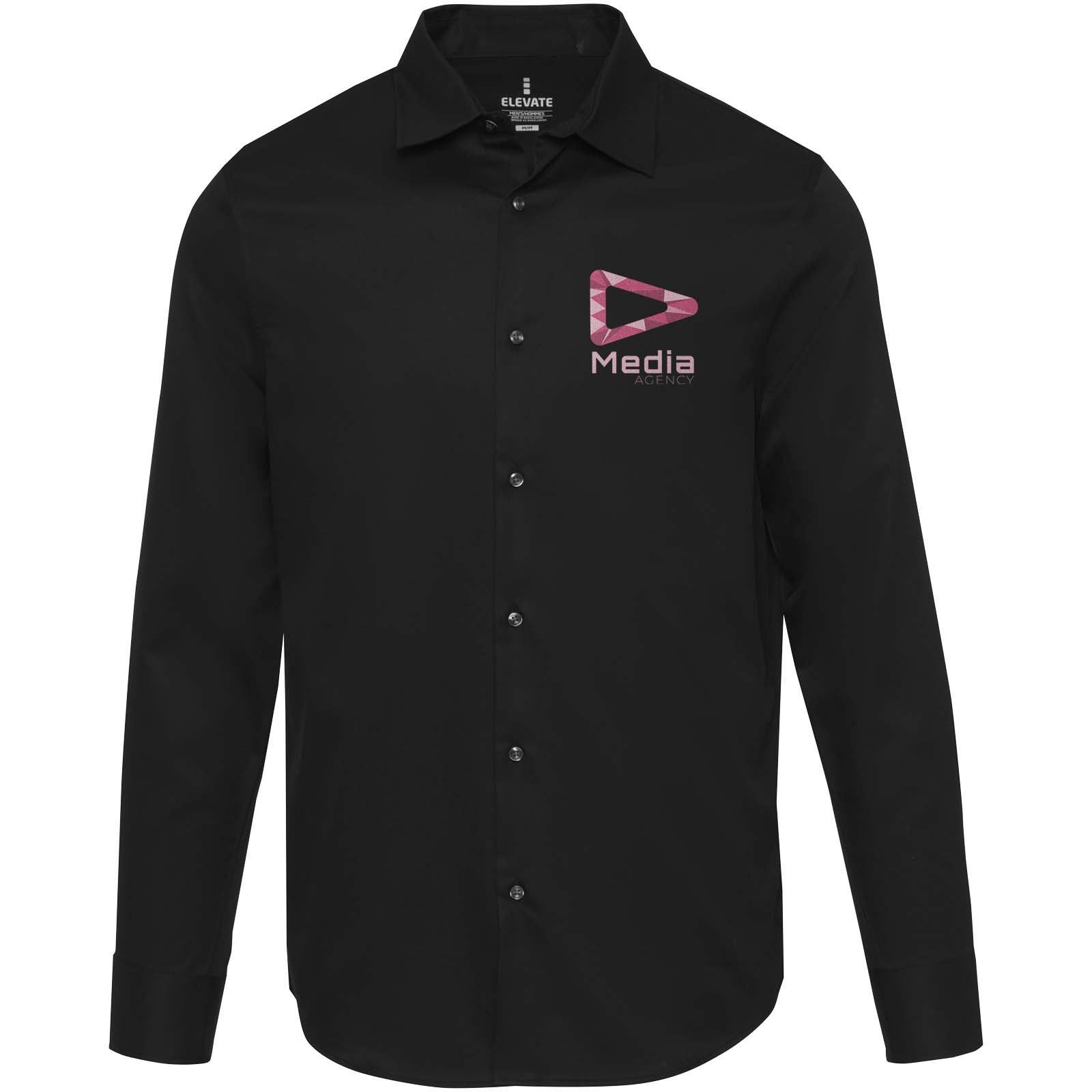 Chemise en sergé Élégance Citron pour homme 185 g/m² - Mary imprimé avec logo
