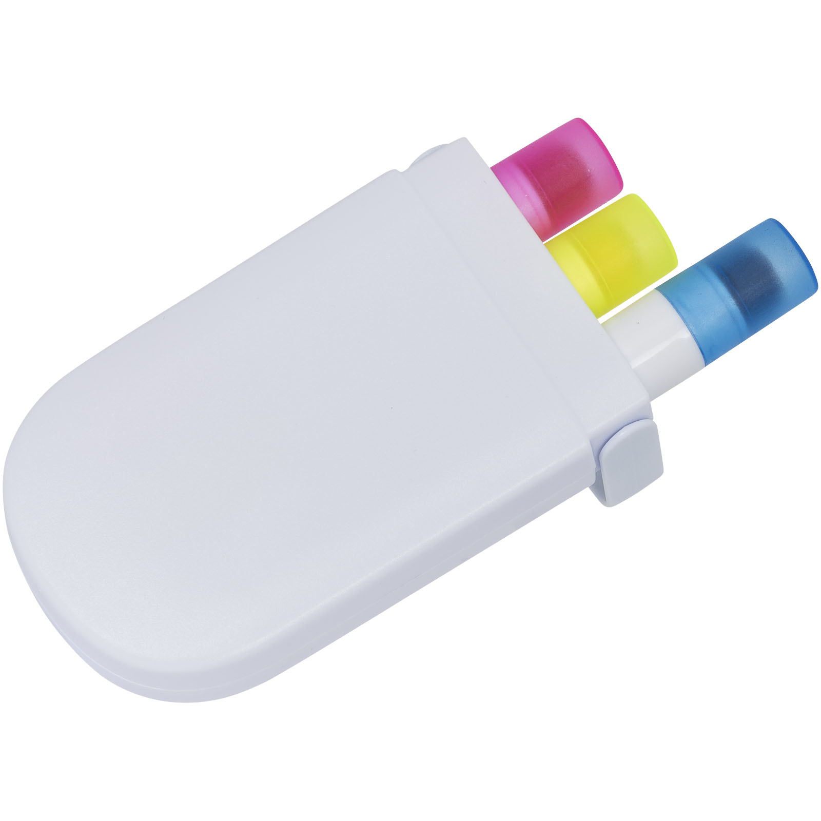 Étui en plastique avec surligneurs en gel multicolores - Puygouzon