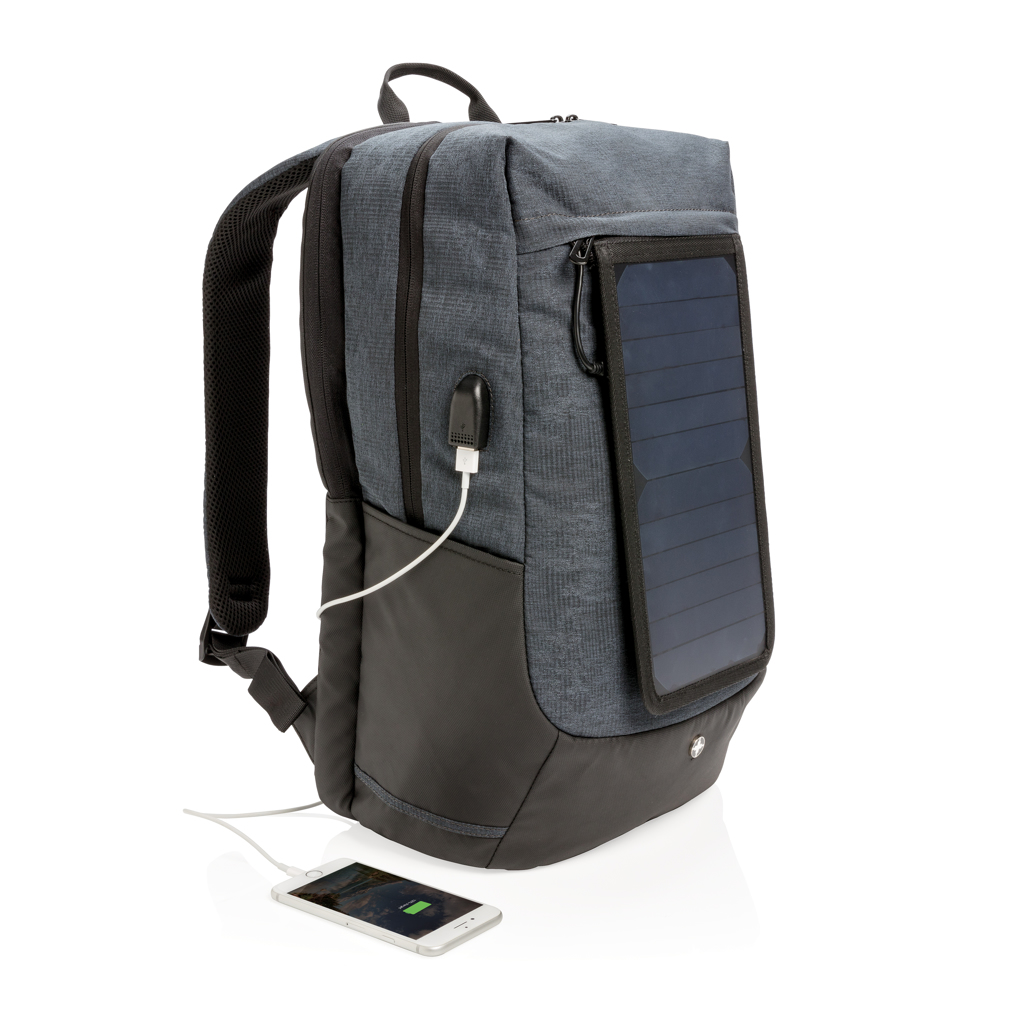 Sac à dos solaire Énergie Lumineuse - Bougneau imprimé avec logo