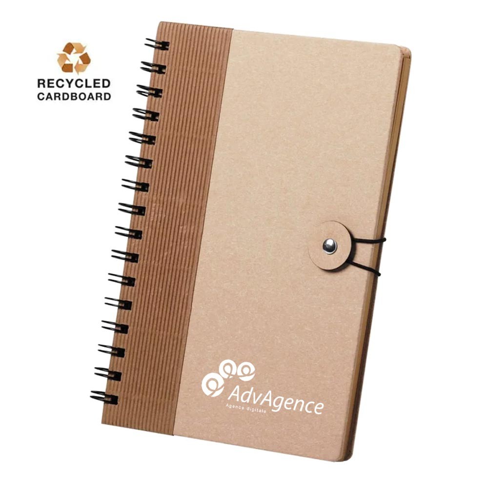Carnet personnalisé avec ruban de fermeture - Bombay