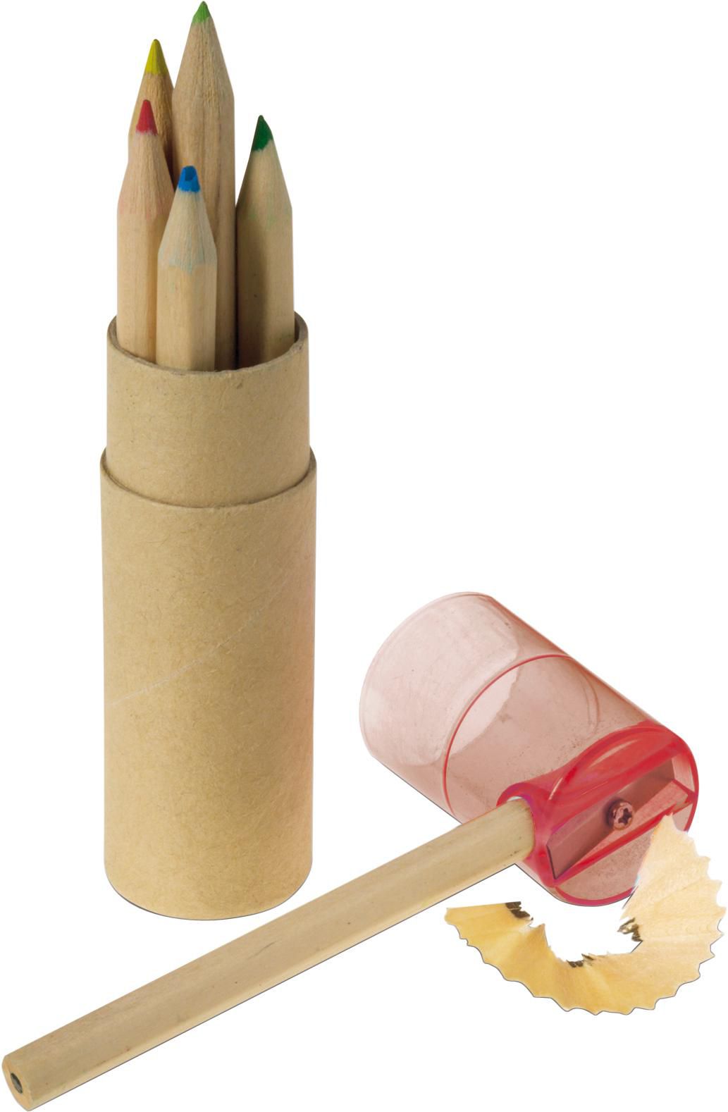 Ensemble de crayons de couleur Écolo Chromatique - Boves imprimé avec logo