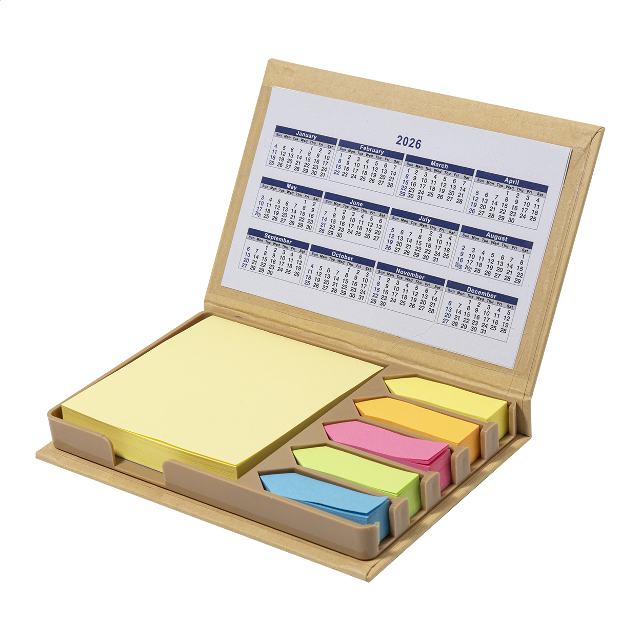 Bloc-notes calendrier adhésif - Aurières