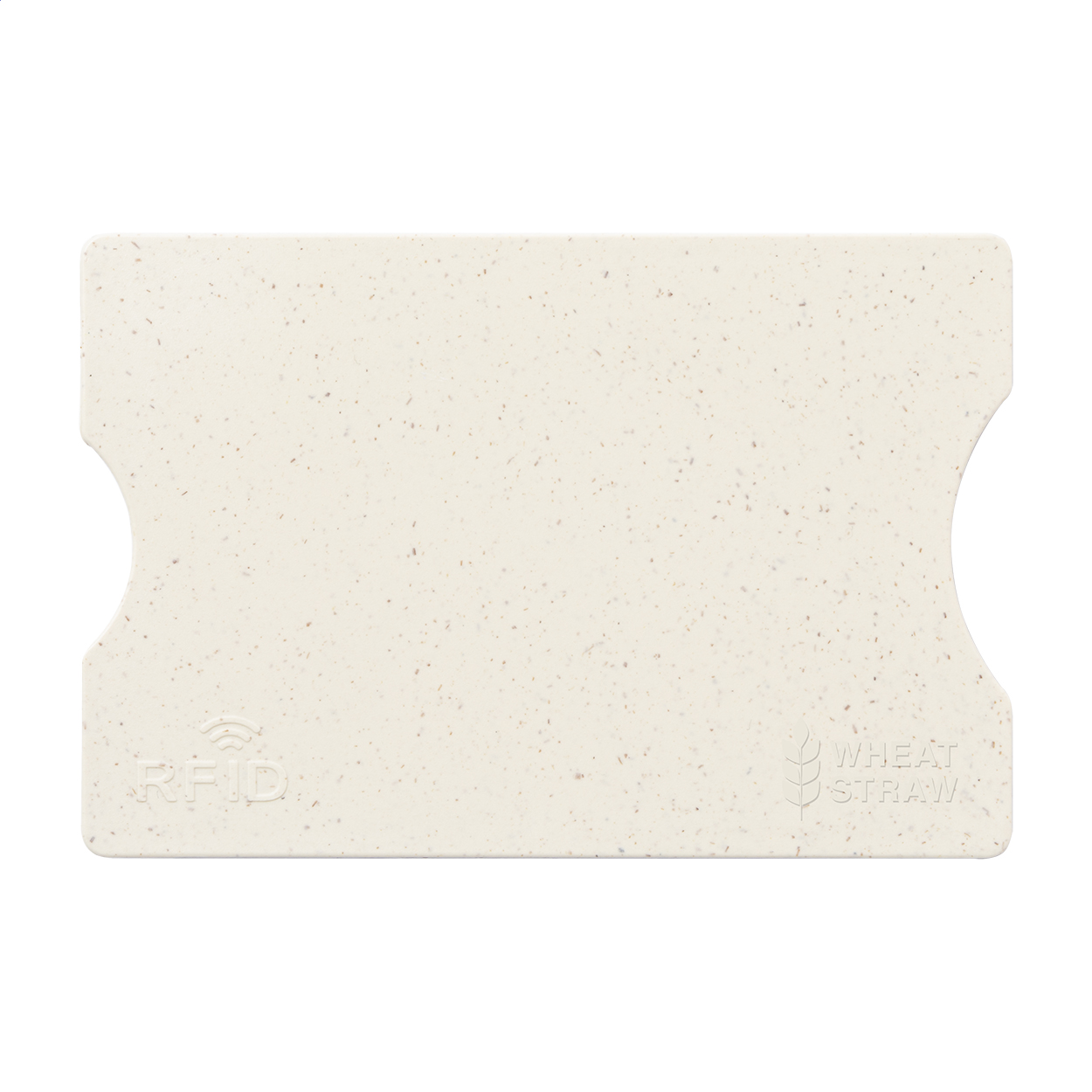 Porte-cartes Écologique en Paille de Blé - Bitche imprimé avec logo