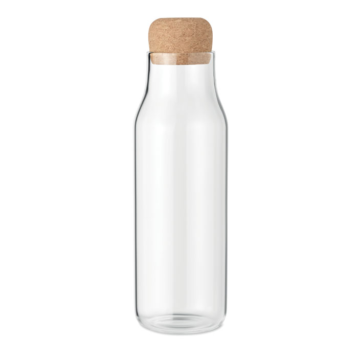 Bouteille en verre de borosilicate avec couvercle en liège - Paimpont