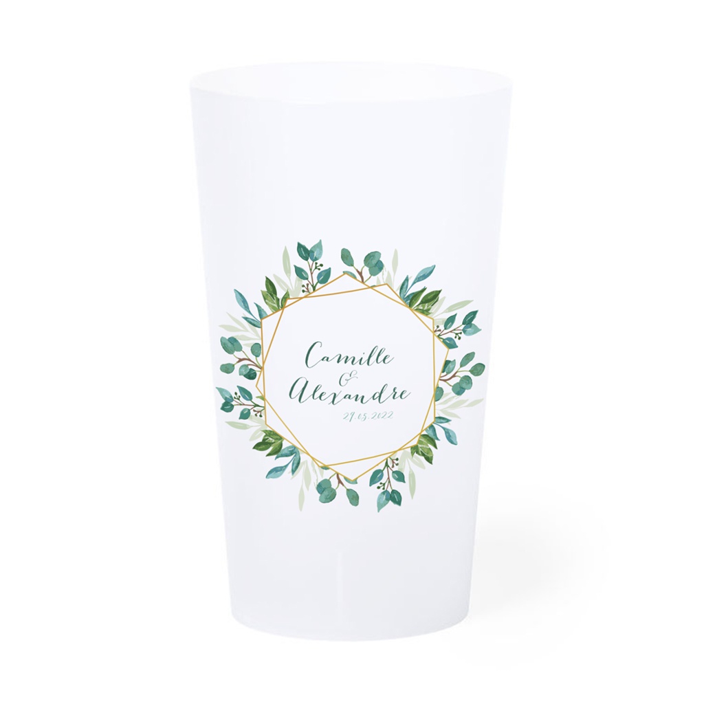 Gobelet personnalisé mariage 33 cl - Emotion