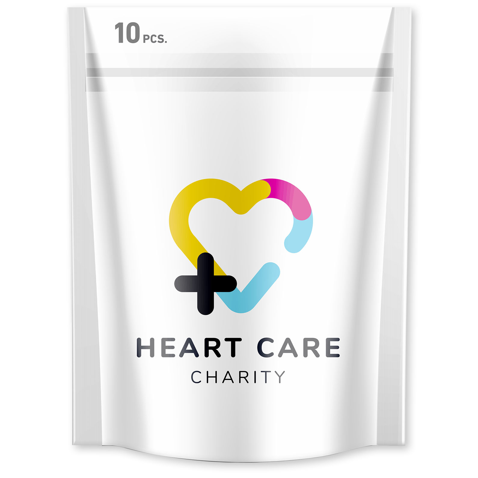 10 pansements avec étui en papier imprimé en couleur