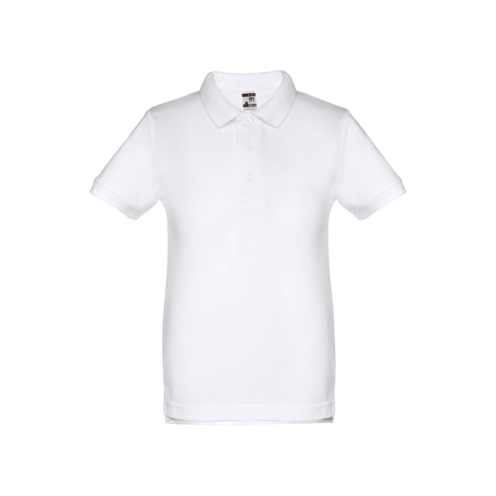 Polo Enfant Piqué Blanc - Plancherine