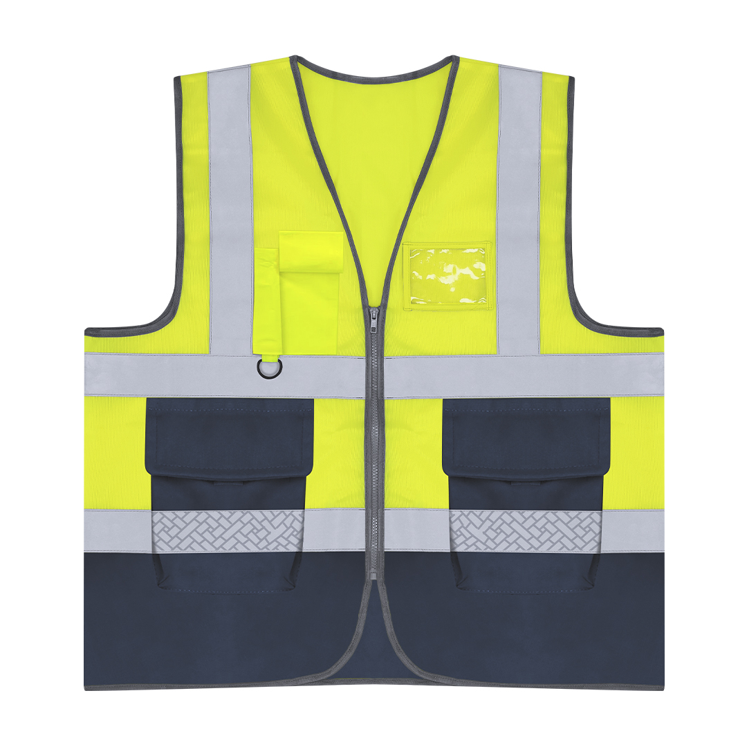 Gilet Haute Visibilité Éclatant - Le Claux imprimé avec logo