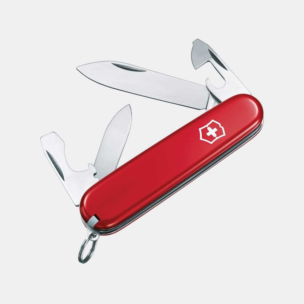 Couteau de Poche Recrue de l'Armée Suisse - La Roque-Gageac imprimé avec logo