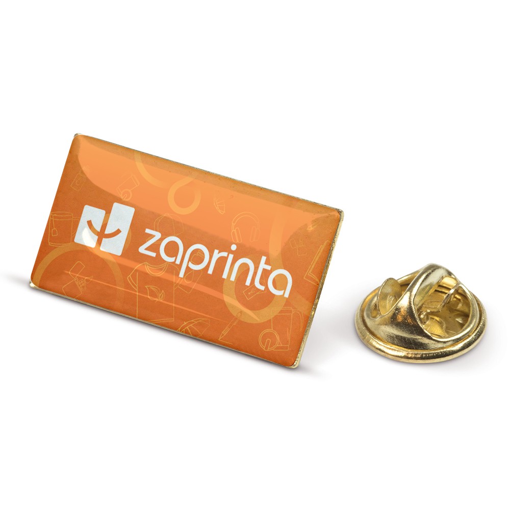 Pins rectangulaire personnalisé (26 x 14 mm) - Ludovic