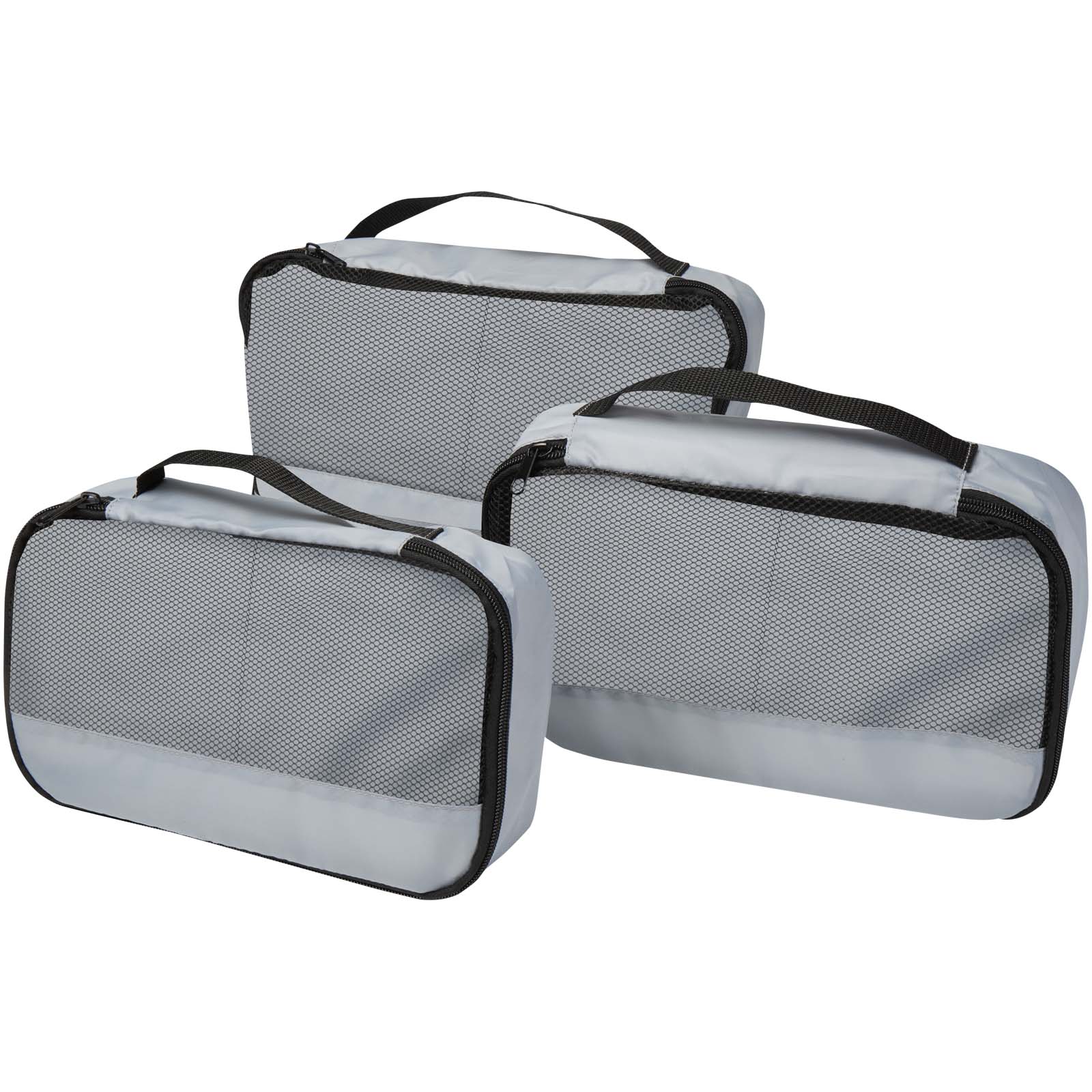 Set de 3 cubes de rangement Jet personnalisés en matière recyclée GRS