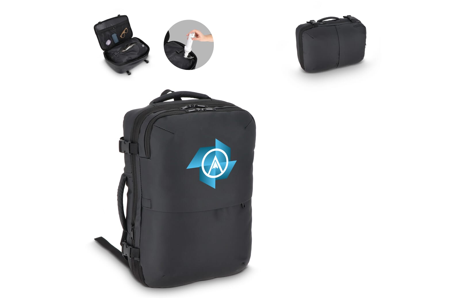 Sac à dos sous vide Voyageur - Eyguières imprimé avec logo