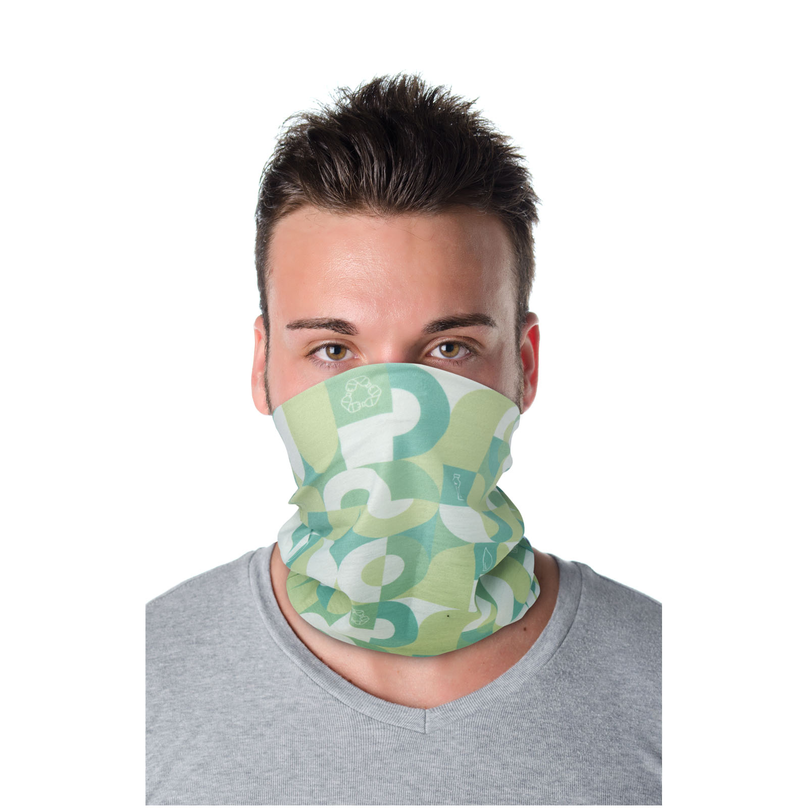 Écharpe Multi-Usages Écologique - Saint-Pierre-des-Tripiers imprimé avec logo