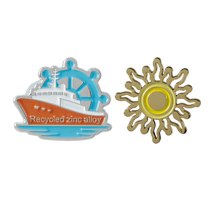 Épingle Écologique Personnalisée - Saint-Just-d'Avray imprimé avec logo
