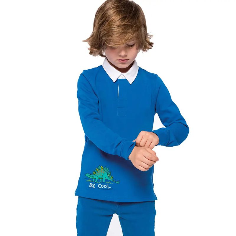 Polo manche longue personnalisé enfant - Zaprinta France