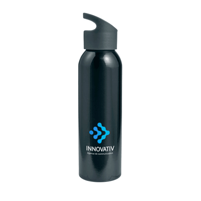 Gourde personnalisée en aluminium unicolore 650 ml - Eliott