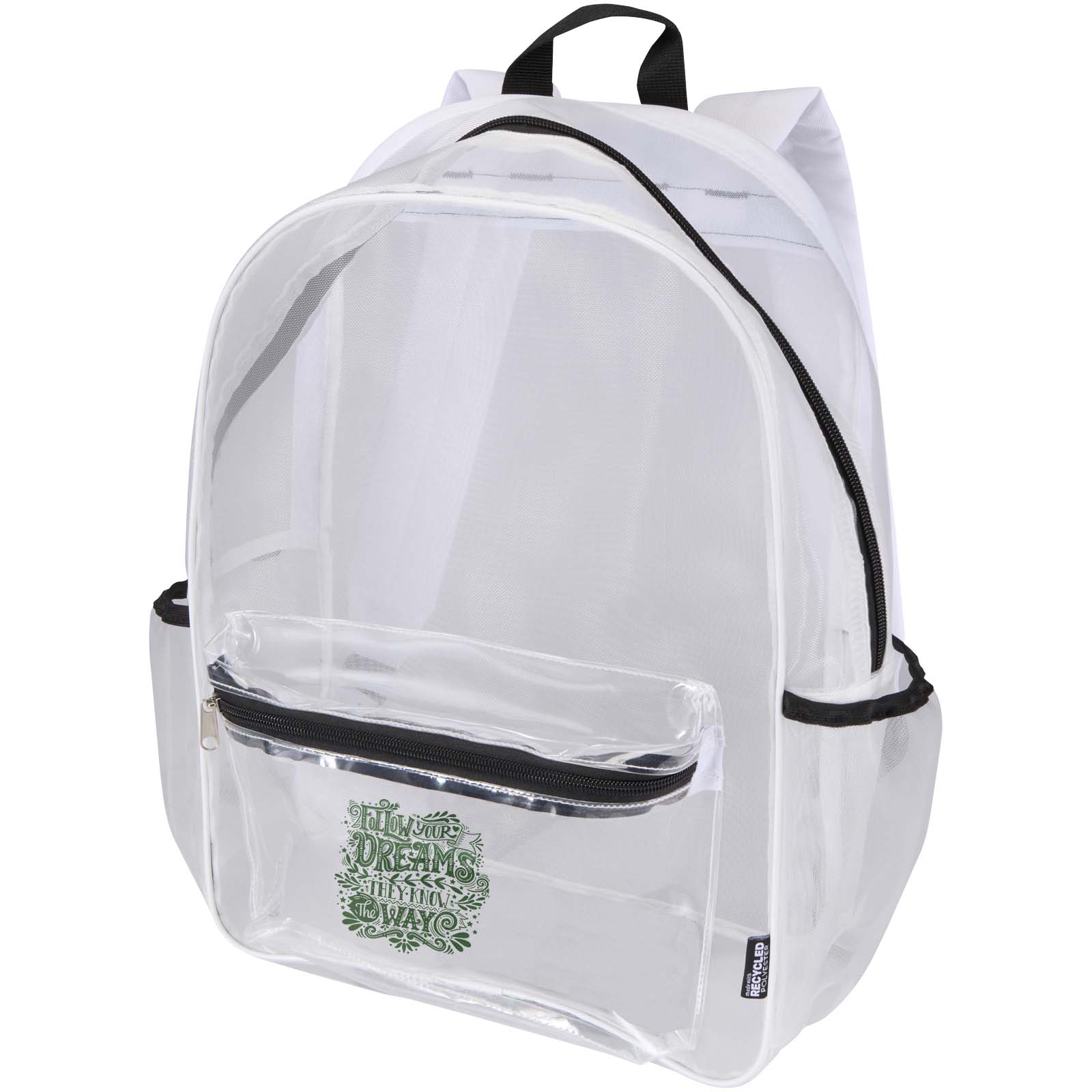 Sac à dos transparent recyclé - Mesvres imprimé avec logo