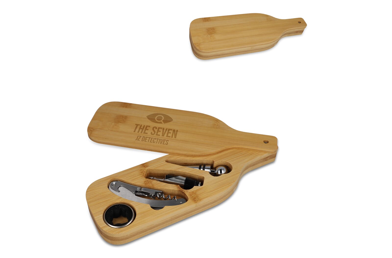 Set de vin en boîte de bambou - Fontenet