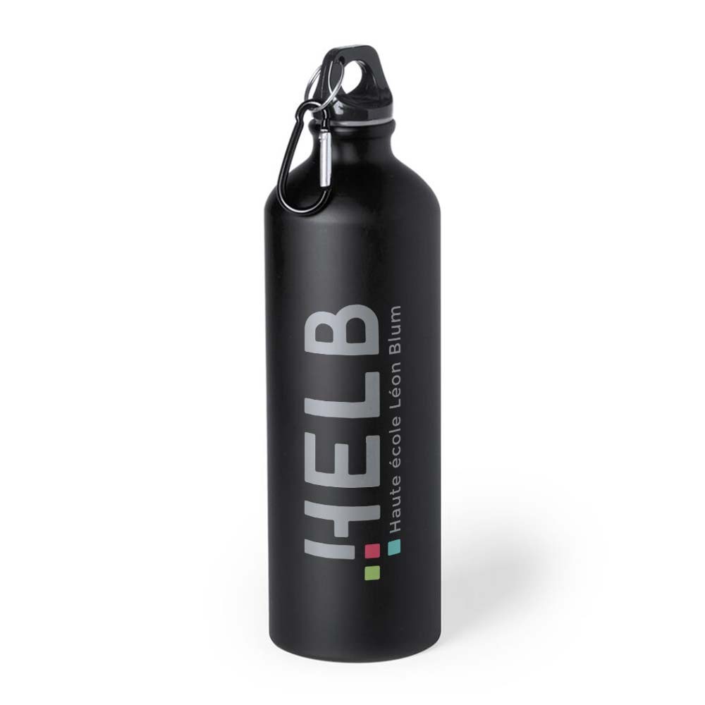 Bouteille Mousqueton en Aluminium - Chaumot imprimé avec logo