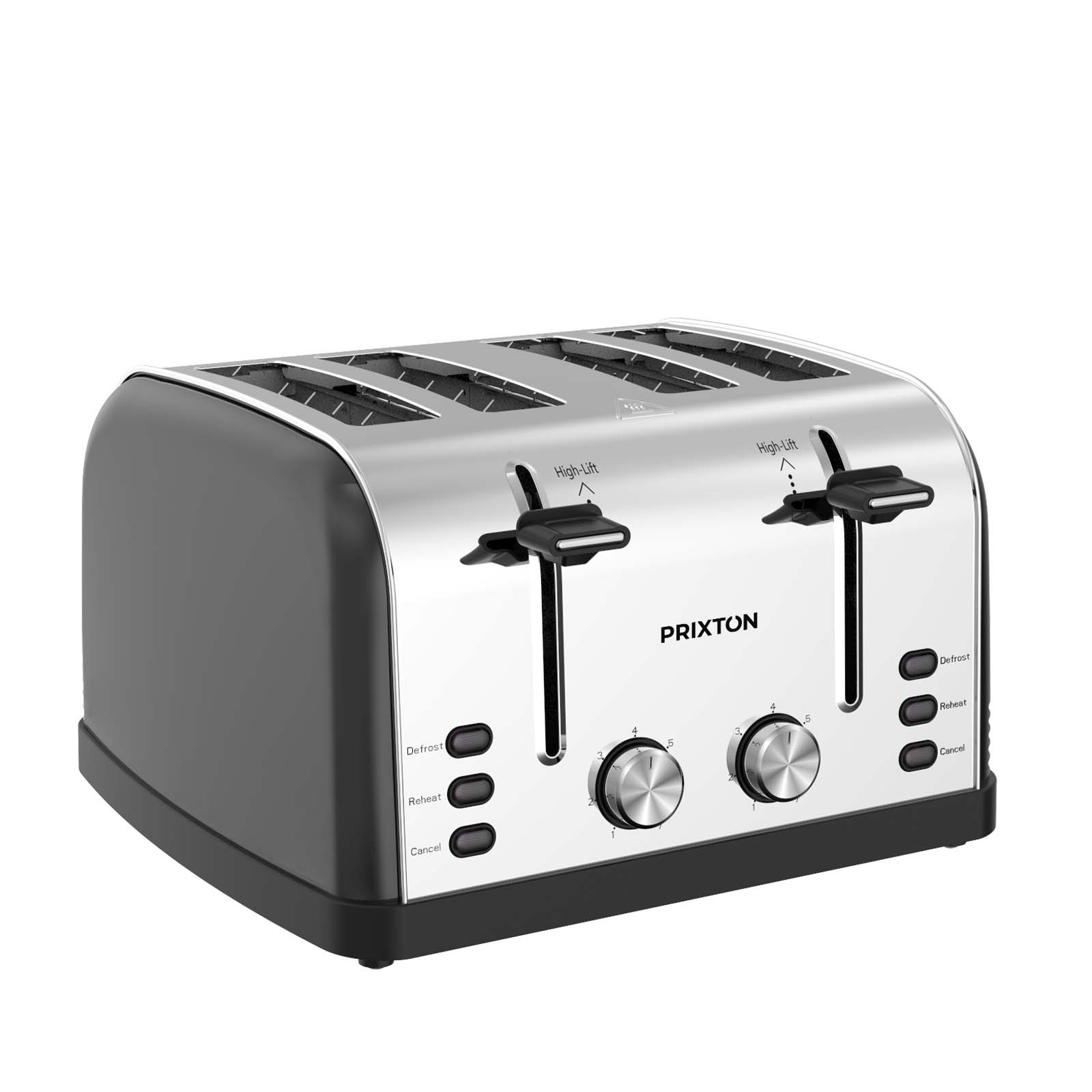 Toaster Quatre Tranches Nera - Rivel