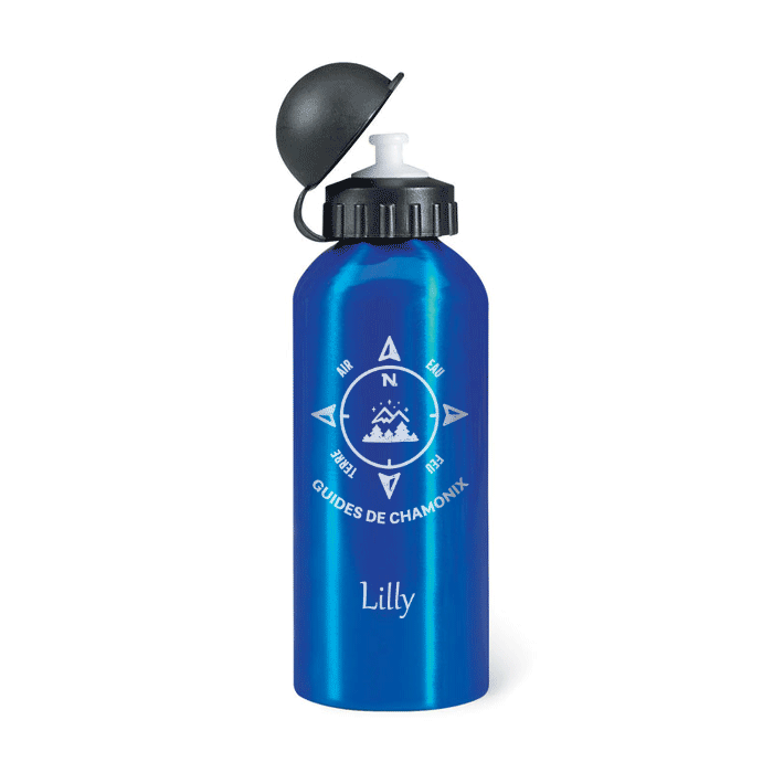 Gourde en aluminium personnalisée avec prénom 600 ml - Agathe