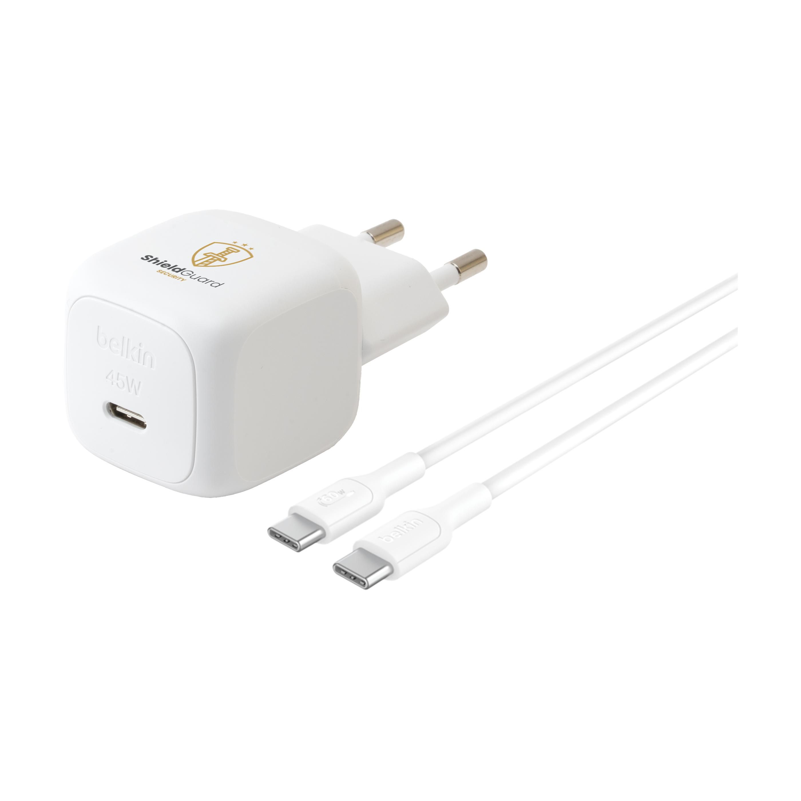 Chargeur mural USB-C 45W Éclair Vert - Soignolles