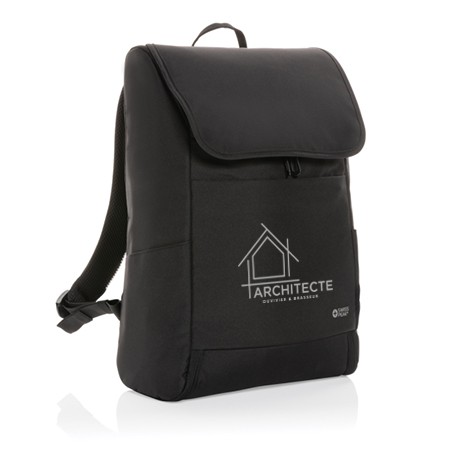 Sac à dos 15.6" Swiss Peak Fern AWARE™ RPET sur toute la surface avec fermeture éclair