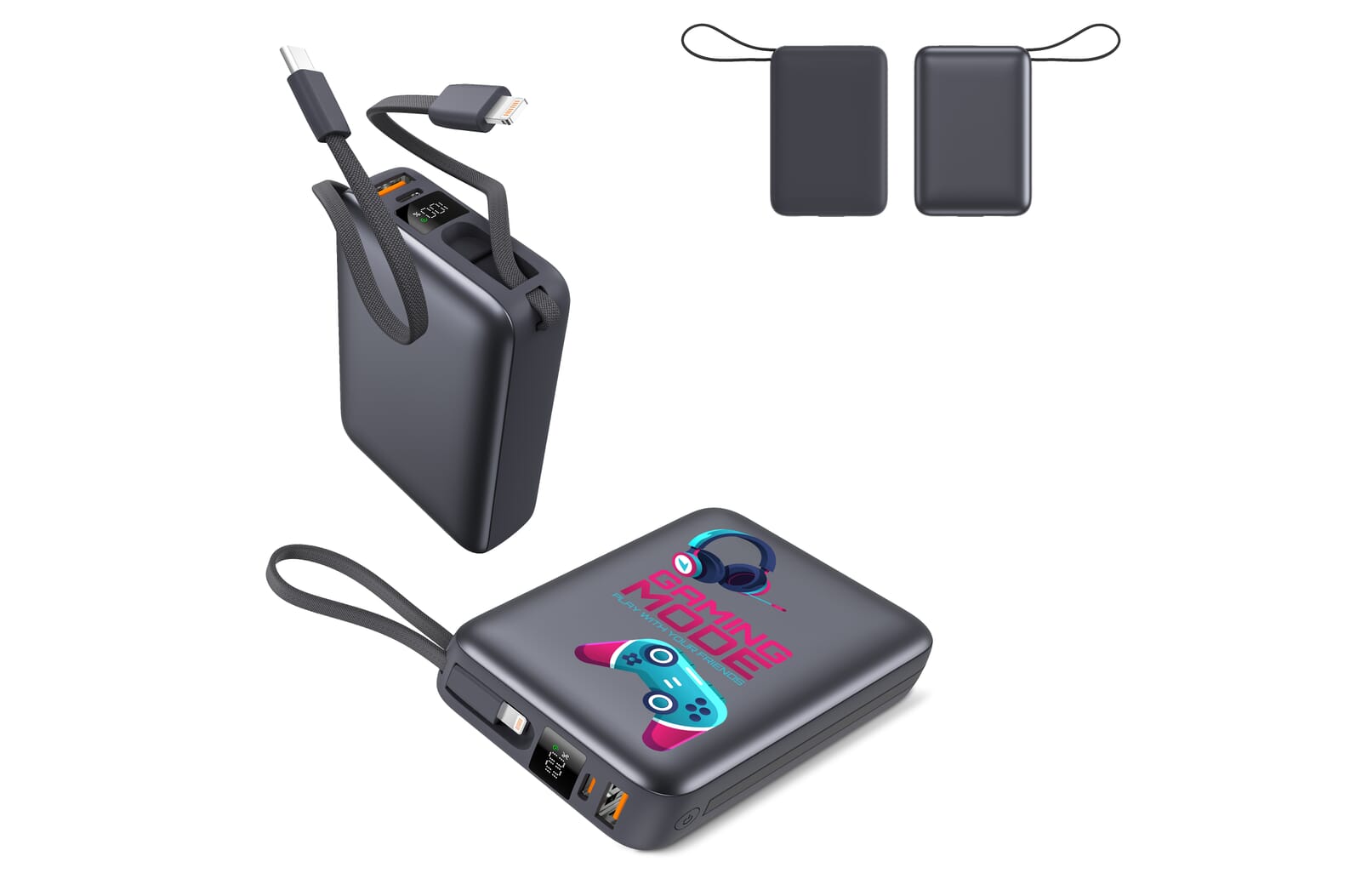 Nova Powerbank 22.5W Power Delivery avec câbles intégrés 20000 mAh