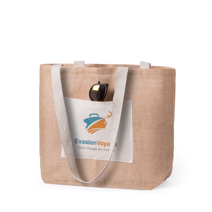 Tote bag de plage personnalisé - Zaprinta France