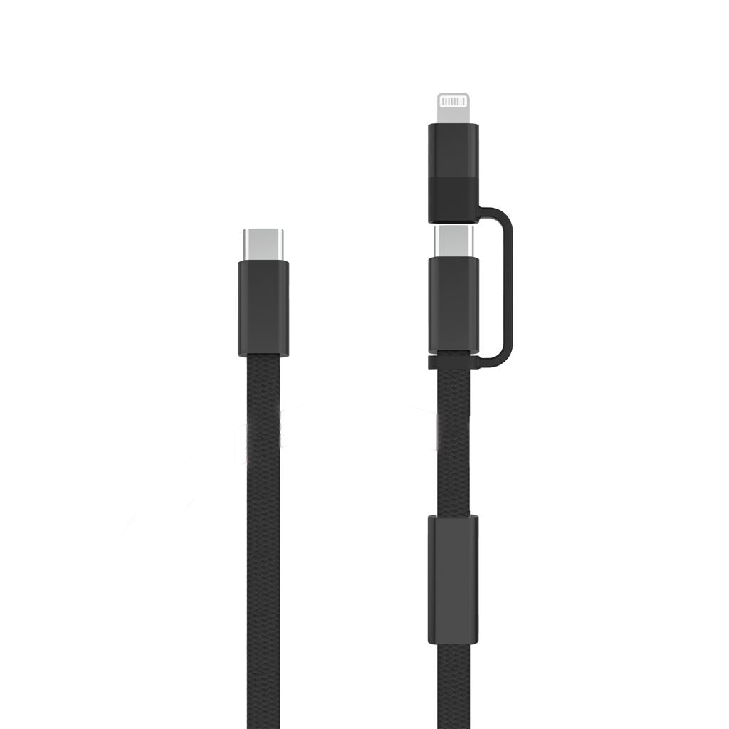 Câble de charge rapide 2-en-1 Arc RCS 60W 120 cm