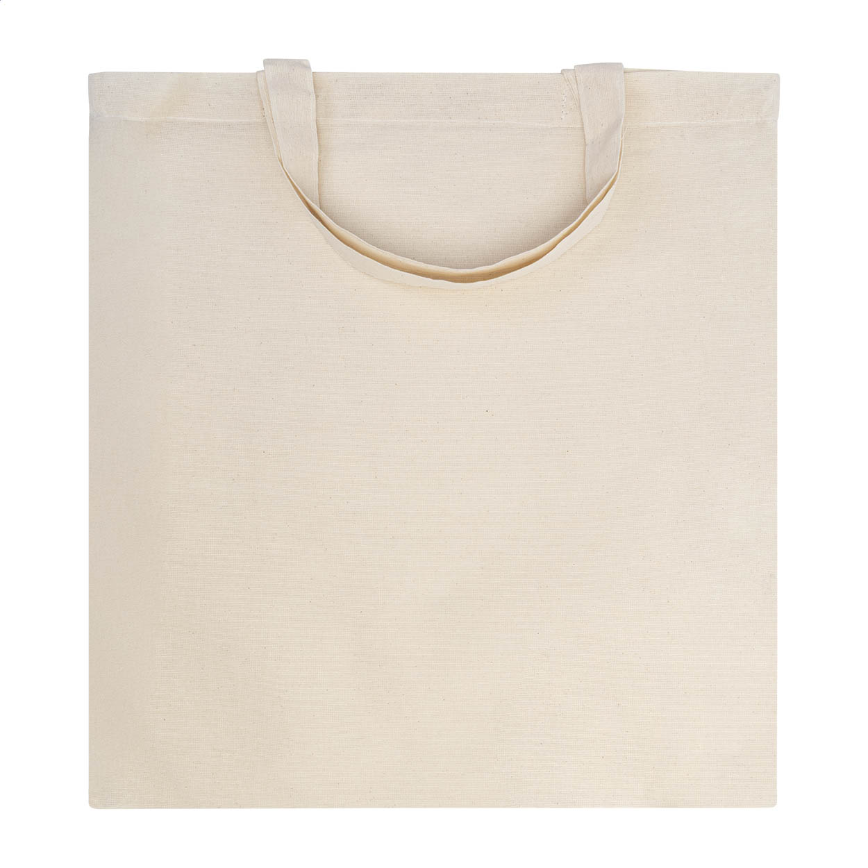 Sac shopping Shorty personnalisé en coton 95 g/m², anses courtes imprimé avec logo