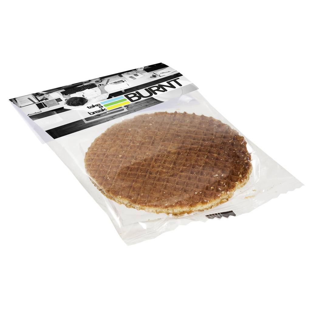 Stroopwafel avec carte d'accompagnement