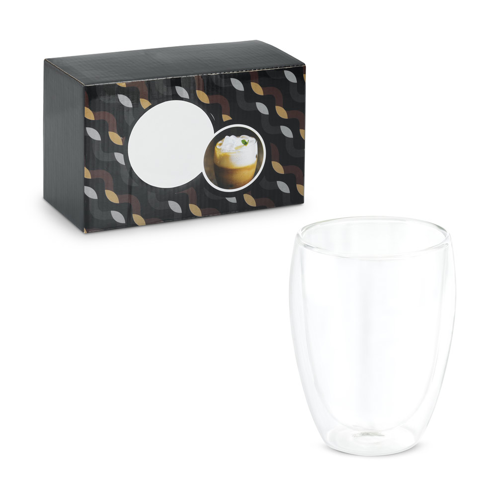 Ensemble de Tasses en Verre Isotherme Double 350ml
