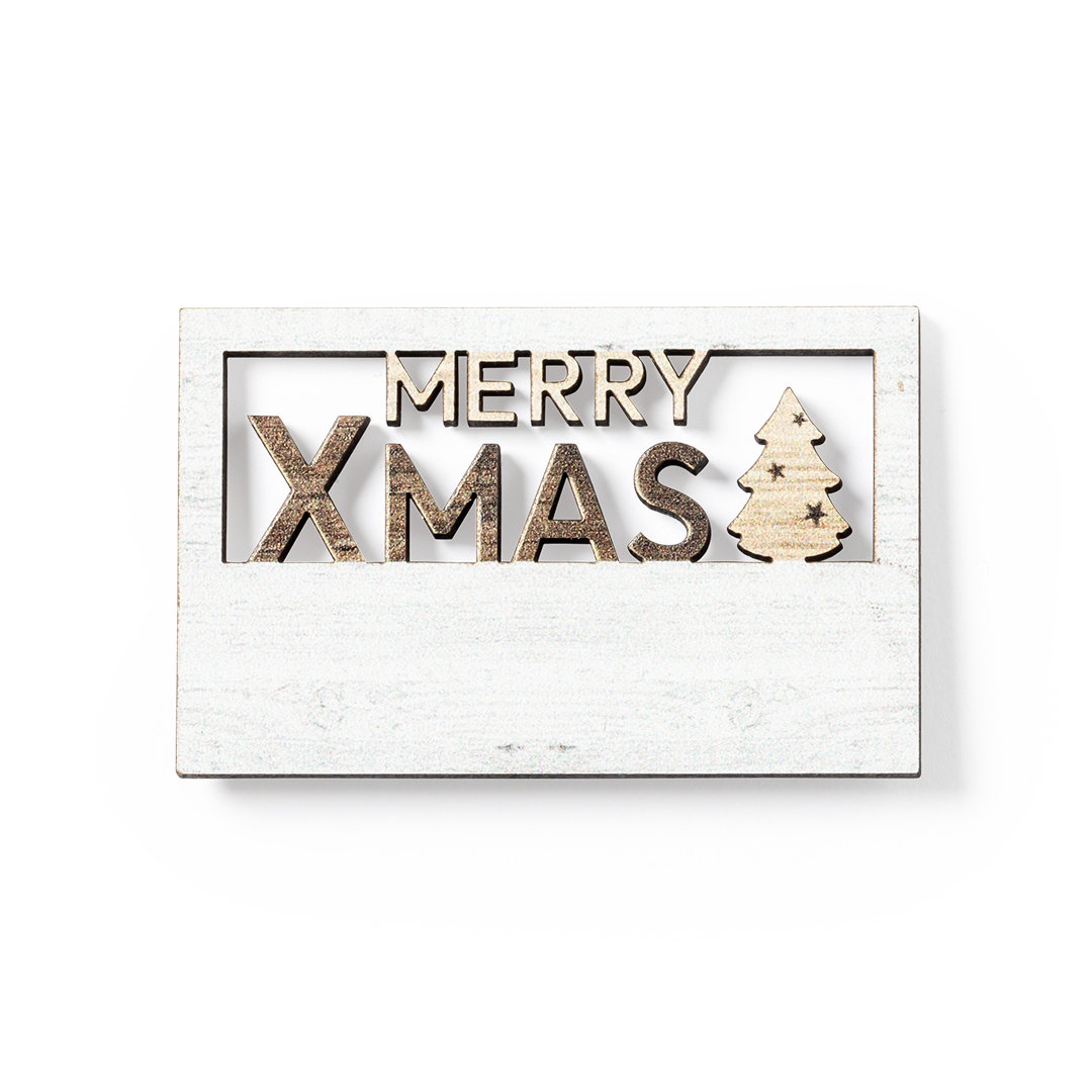 Magnet "Merry Christmas" personnalisé - N08