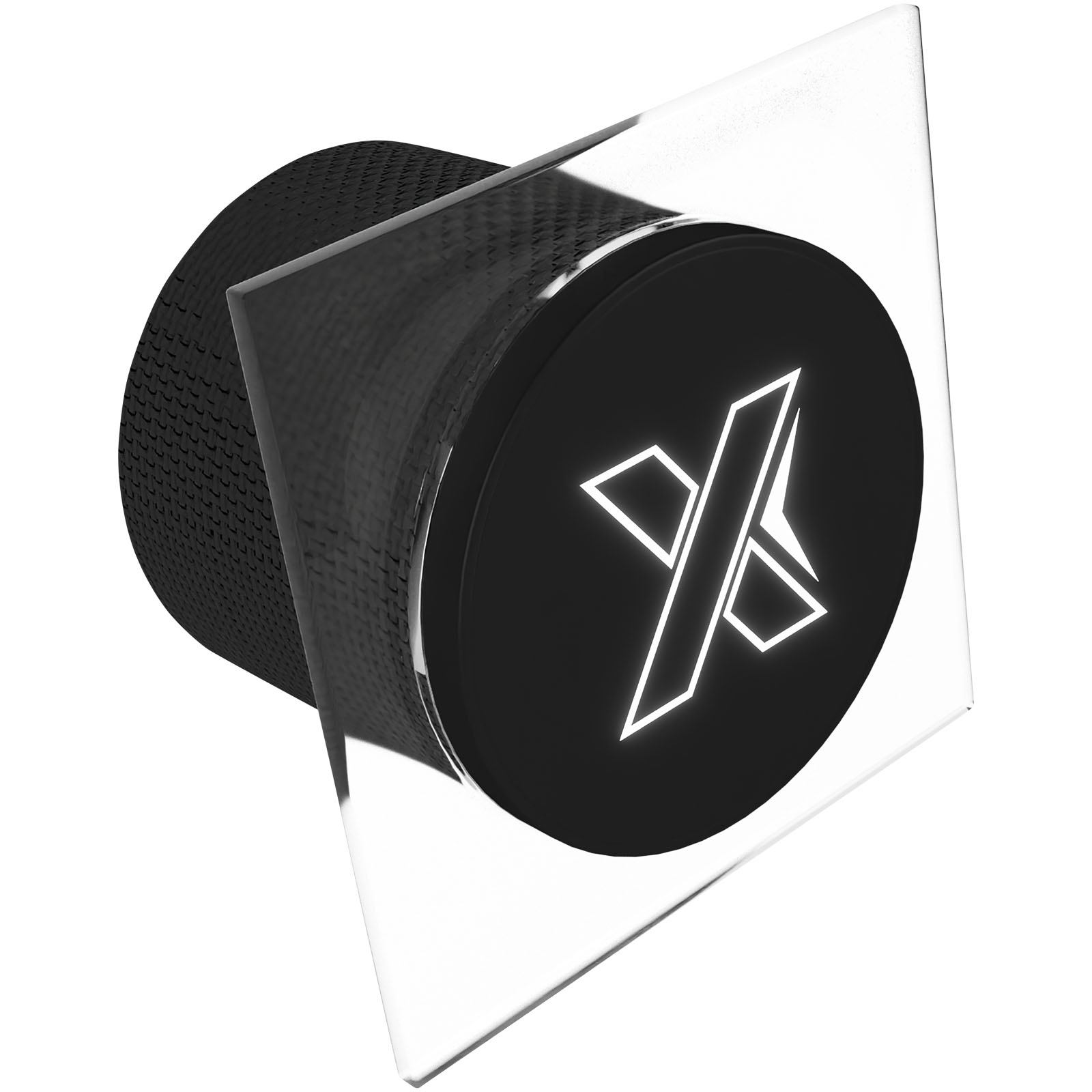 Haut-parleur Bluetooth avec logo lumineux et microphone - Subligny